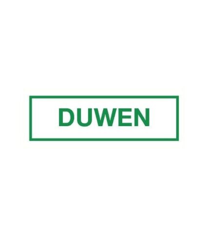 Duwen sticker