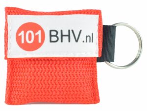 Kiss of life beademingsmasker sleutelhanger 101BHV.nl
