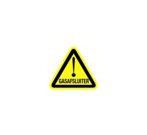 Pictogram gasafsluiter