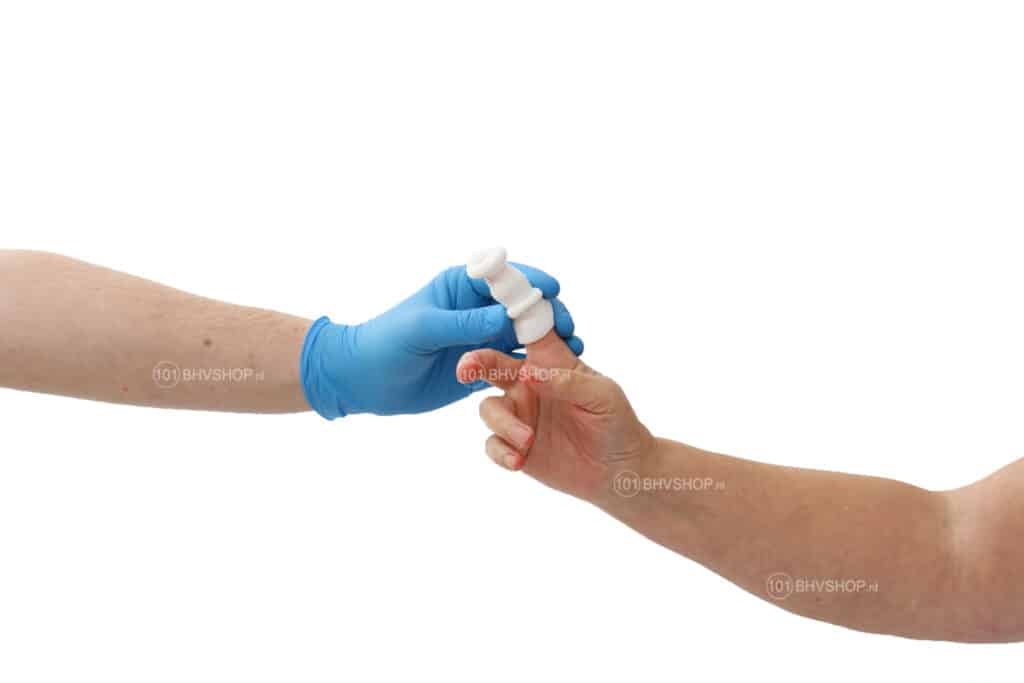 Aanleggen Vingerbob Op Je Vinger