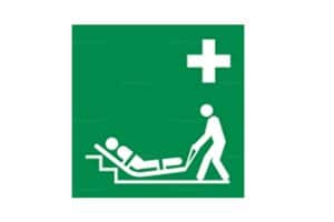 Evacuatiematras Panoramisch Pvc 300x150mm