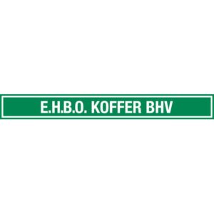 Sticker Ehbo Koffer Bhv