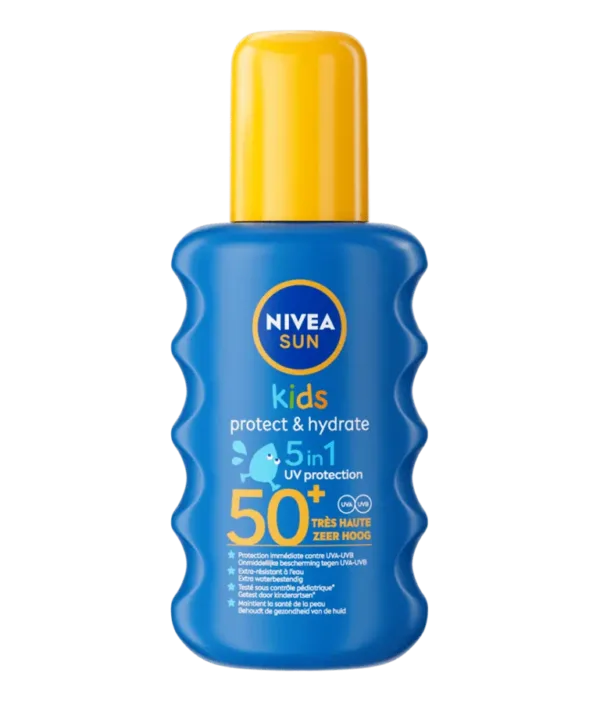 Nivea Sun Kids Protect & Hydrate 5in1 Gekleurde Spray Spf50+ 200ml