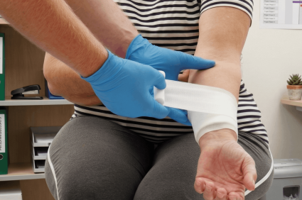 Aanleggen Wondsnelverband 1